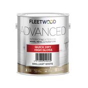 Fleetwood Advanced Quick Dry Gloss White 2.5 Litre