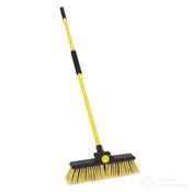 Bulldozer Heavy-duty Broom Clipped with Handle 355mm (14in) image