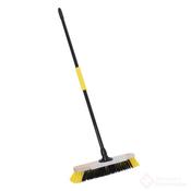 BULLDOZER Dual Fill Soft PET Broom with Metal Scraper 457mm (18in) image