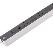 Brennenstuhl 1.5 Metre Trailing Lead 5 Gang image