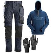 Snickers 6241 Or 6251 Trousers, 2894 Hoodie &amp; Gloves