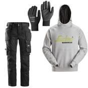 Snickers 6241 Or 6251 Trousers, 2845 Hoodie &amp; Free Gloves