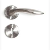 Sonnato Pieta Satin Chrome Lever on Rose Lockset  