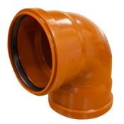 6" x 90 deg D-Socket Swept Sewer Bend image