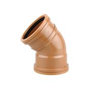 6" x 45 deg Double Socket Sewer Bend image