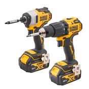 Dewalt 18v Combi &amp; Impact Drill Twin Pack