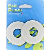 15mm White Rosettes (Pack of 2)