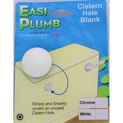 White Cistern Overflow Stopper  