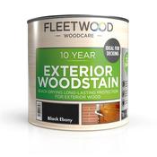 Fleetwood 10 Year Exterior Woodstain Ebony 1 Litre image