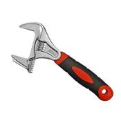 Faithfull Adjustable Spanner Wide Mouth 46mm Capacity 200mm   image
