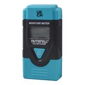 Faithfull Damp &amp; Moisture Meter Lcd Display