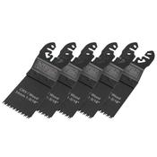 Multi Functional Tool Flush Wood Blade  Set 34mm Pack Of 5