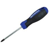 Faithfull Soft Grip Screwdriver Pozidrive Tip PZ2 x 100mm  image