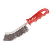 Faithfull Wire Brush Red Pvc Handle image