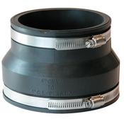 Flexible Pvc Coupler 4" Pvc / 4" Clay image
