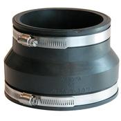 Flexible Pvc Coupler 6" Pvc / 6" Clay image
