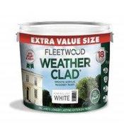 Fleetwood Weatherclad White 9L + 1L free   image