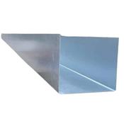 6 X 6 X 16ft  Galvd Box Gutter