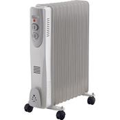 9 Fin White Oil Filled Radiator 2000w   image