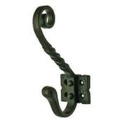 Harcourt Hat &amp; Coat Hook Black
