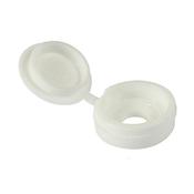 Screw Caps Hinged White 