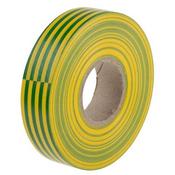 Insulating Tape Green Yellow Roll 19mm x 20 Mtr image