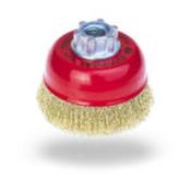 Jaz Wire Brushe 75mm Brass Crimped Cup Brush 
