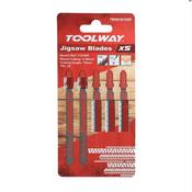 Jigsaw Blades Down Cut Wood  10 Tpi 75mm (pack Of 5)