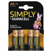 Duracell Simply AA Batteries (4 Pack)  