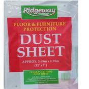 Ridgeway Polythene Dust Sheet 3.65m x 2.75m  