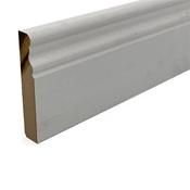 White Primed Moulded Skirting 144 X 18mm X 5.4 Metres image