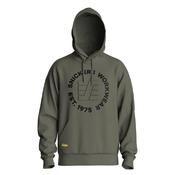 Snickers 2010 Terry Hoodie Khaki Green Small