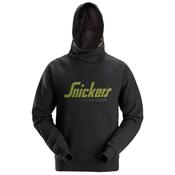 Snickers 2845 Logo Hoodie Black Small image