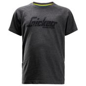 Snickers 7510 Junior Logo Tee shirt Age 4-6 (116) Dark Blue Melange image