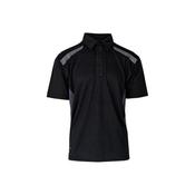 Xpert Pro Stretch Polo Shirt Black/Grey Small image
