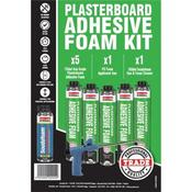 Soudal Trade Plasterboard Adhesive Gun Grade 7 Piece Kit image