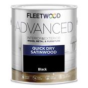 Fleetwood Advanced Quick Dry Satin Black 750ml image