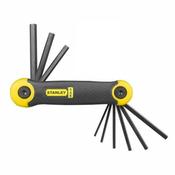 Stanley Folding Hexagon Key Set of 9 Imperial  (5/64" - 1/4") image