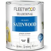 Fleetwood Traditional Satin White 5 Litre