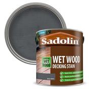 Sadolin Wet Wood Deck Stain Grey Slate 2.5 Litre image