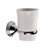 Tema Arno Tumbler Holder Chrome &amp; Ceramic Tumbler