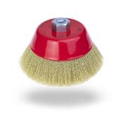 Jaz Wire Brushe 125mm Brass Crimped Cup Brush 