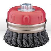 Jaz Wire Brushe 100mm Knotted Cup Brush Heavy Removal 