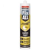 Soudal Fixall Turbo Polymer Adhesives White 290ml