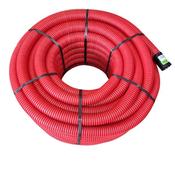 Twinwall  Duct  50/40  50 Metre Red Pre Corded