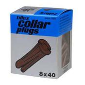 Tillex Brown Collar Plugs 8 X 40mm 100 Per Box