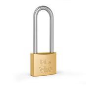 Viro Fai Long Shackle Brass Padlock 40mm 554.64.7 image