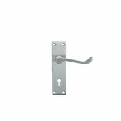 Sonnato Valore 20 Satin Nickel Lever on Lock plate  