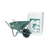Wheel Barrow Green Pvc 100 Litre Boxed Unassembled image