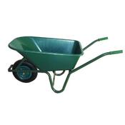 Green PVC Garden Wheelbarrow Assembled 100L   image